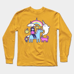 Unicorns Everywhere! Long Sleeve T-Shirt